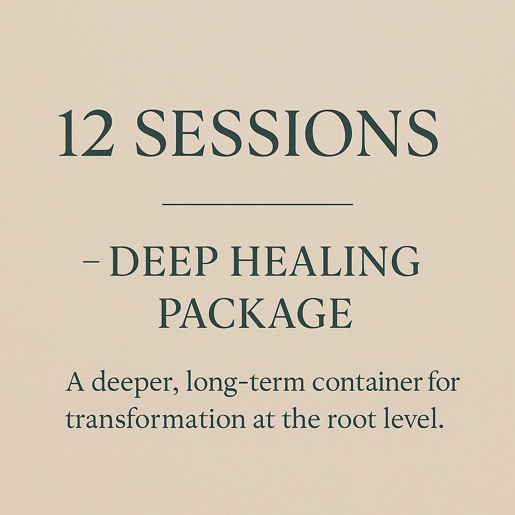 12 Sessions – Deep Healing Package
